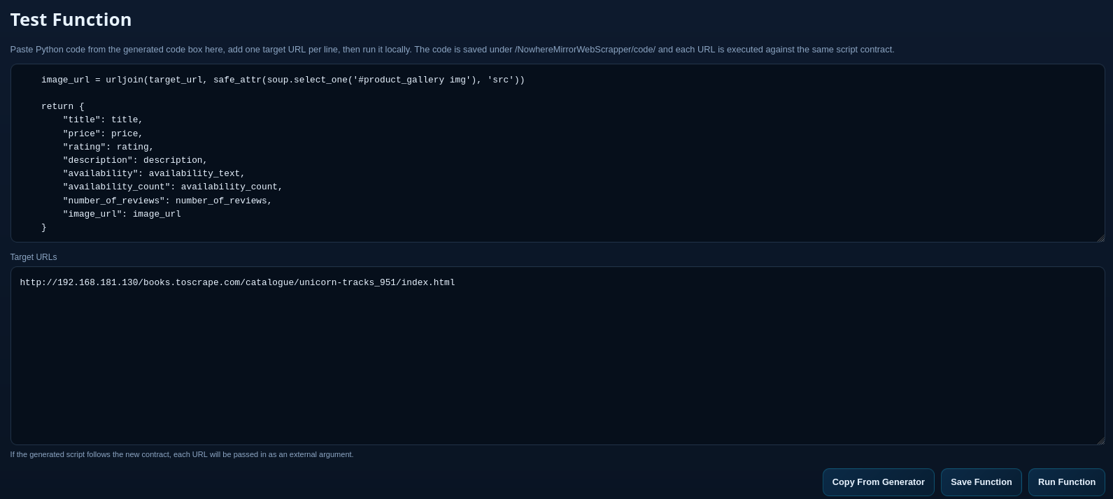Sandbox Testing